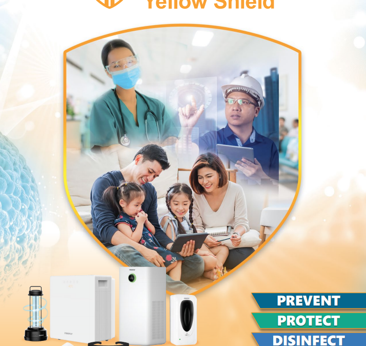 Firefly Yellow Shield Healthcare and Protection Product Line