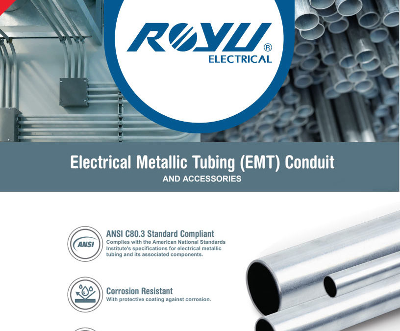 Royu Electrical Metallic Tubing (EMT) Conduits