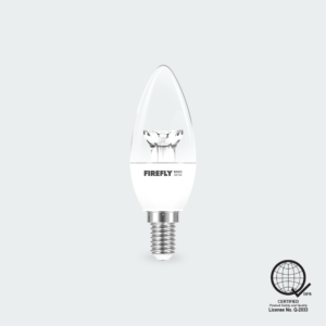 Firefly LED Candle Clear 5W WW E14
