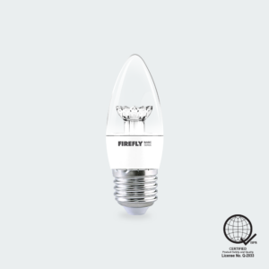 Firefly LED Candle Clear 5W WW E27