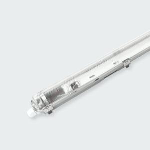 Firefly 3P fixture w/ reflector for T8 LED tu