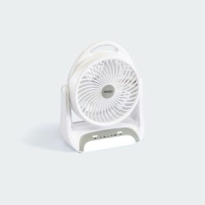 FIREFLY 5.5" Mini Table Fan with Built-in Dimmable Emergency Light (with USB and DC socket)