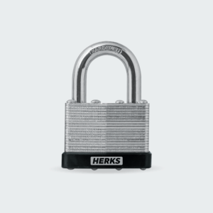 50mm laminated padlock, brass cylinder w