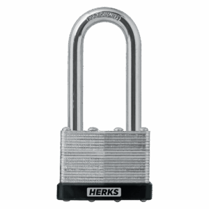 45mm laminated padlock, brass cylinder w