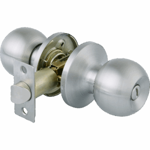 Tubular Knob set Round Design SS Privac