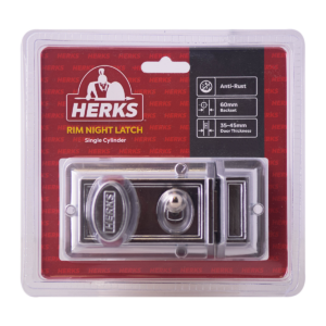 Single Cylinder Rim Night Latch Zinc All