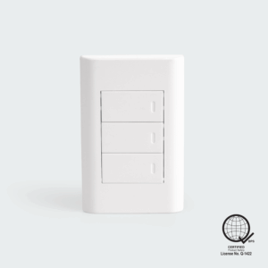 Plano three gang switch set