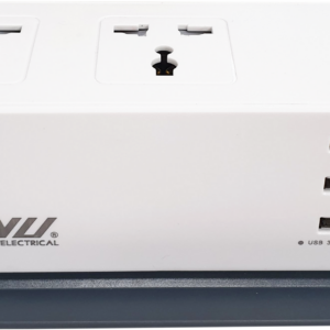 Royu Desk Extension Cord with 2 Gang Outlets