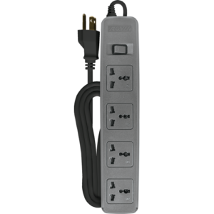 ROYU 4 Gang Univ.Socket w/ 1 Main Switch