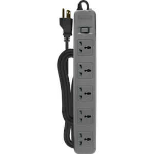 ROYU 5 Gang Univ.Socket w/ 1 Main Switch