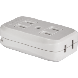 ROYU 2 + 1 Gang Flat Pin Outlet