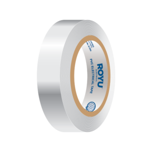 Royu PVC Electrical Tape White-8m