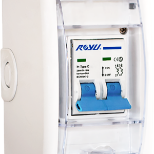 ROYU 20A mini safety breaker w/ cover &