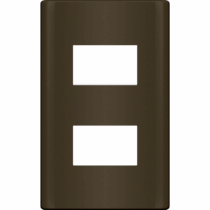 Plano Two gang plate- Dark Gray