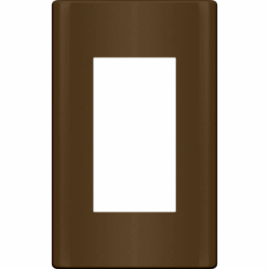 Plano Three gang plate - Dark Wood