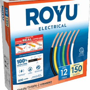 ROYU 3.5mm2 #12 AWG THHN Stranded Red 150M