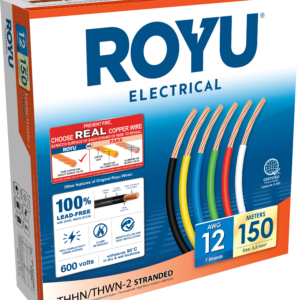 ROYU 3.5mm2 #12 AWG THHN Stranded White 150M