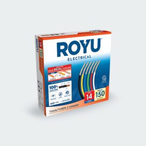 ROYU 2.0mm2 #14 AWG THHN Stranded Black 150