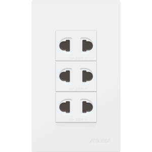 ROYU WD 3-Gang Outlet