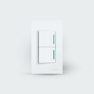 ROYU WD 2-Gang 1-Way Switch