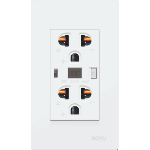 ROYU WD 20A Duplex GFCI Outlet Set