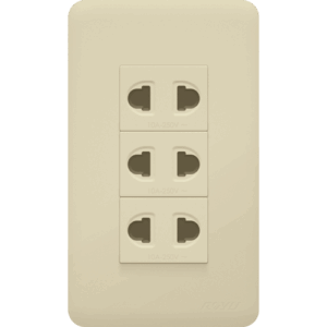 ROYU WH 3-Gang Outlet