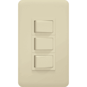 ROYU WH 3-Gang 1-Way Switch
