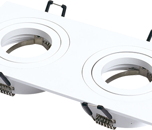 Firefly Twin MR16 Fixture w/ GU10 Lampholder
