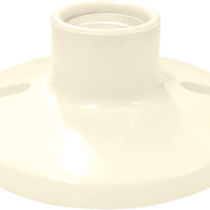 FIREFLY E27 4 1/4" Ceiling Receptacle Cream
