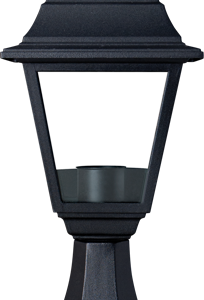 Firefly 925 Garden Post Lamp Black (S)