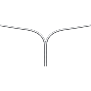 Firefly Double Arm 5X10 for LampPost 30'