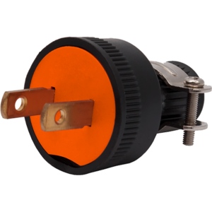 ROYU 5A PVC Plug w/ Clamp (BLACK)