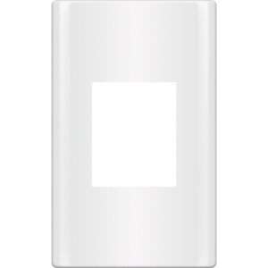 Plano White 1 Gang Plate for RWO8