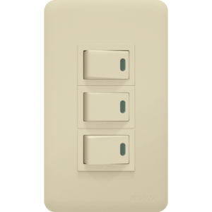 ROYU WH 3 Gang Switch w/ LED