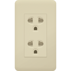 ROYU WH Duplex Universal Outlet w/ Groun